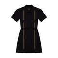 Tejas Guayabera Dress - Diablo Oro